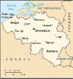 Belgian map